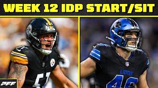 2024 Week 12 IDP Start or Sit | PFF Fantasy Podcast