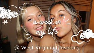 a week in my life at West Virginia University! (school, friends, gym, new semester, productivity)