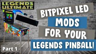 AtGames Legends Pinball BitPixel LED Mods Part 1 of 3