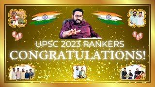 UPSC IAS Rankers Congratulations From Vikram Sir | TopperMent Toppers | Civil Services Telugu 2023