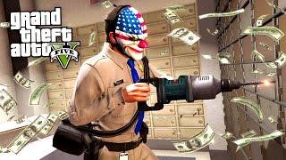 РЕАЛЬНАЯ ЖИЗНЬ В GTA 5 - ОГРАБЛЕНИЕ БАНКА НА 1 000 000$!!! Я В РОЗЫСКЕ!