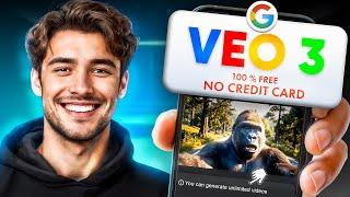 UNLIMITED GOOGLE VEO 3 | In Mobile Step by Step Guide Free Without Credit Card
