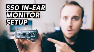 $50 IN-EAR MONITOR SETUP FOR WORSHIP BANDS | Behringer P1