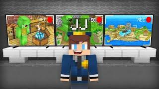 JJ FBI Use Cameras To Arrest Mikey in Minecraft (Maizen)