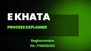 BBMP E-khata Process Simplified. Call @ 7795551313 for More Assistance.