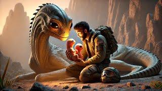 He saved a pregnant Alien Monster, and the two hatchlings recognized him as their master right away.