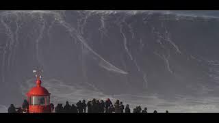 Giant wave surfed by Sebastian Steudtner 01/18/2018  Nazare