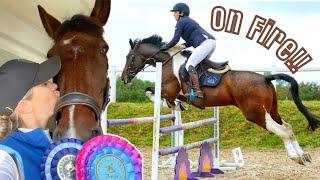 SHOWJUMPING VLOG | Banksy was On FIRE!!