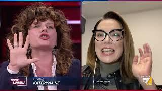 Fabiola D'Aliesio: "Stia zitta, la pagano bene per dire queste cose", Kateryna Nesterenko: "Basta...