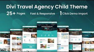 Divi Travel Agency Child Themes - One-click Import