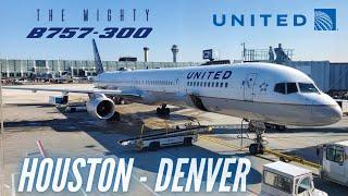 Trip Report | Mission: Boeing 757 | Houston - Denver | United First Class | Boeing B757-300