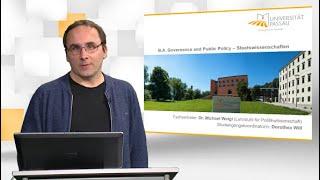 Universität Passau • B.A. Governance and Public Policy – Staatswissenschaften • Informationsvideo