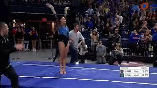 Leanne Wong Vault Florida vs Auburn 2023 9.850