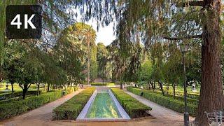 Sevilla  4K UHD Walking Around Parque de María Luisa (María Luisa Park) SUMMER 2022