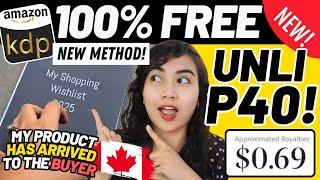 UNLI P40!? AMAZON PASSIVE INCOME | NEW METHOD: Pwede PHONE +100% FREE! For STUDENTS & NEWBIES | 2025