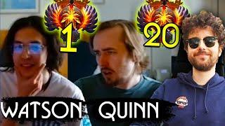 Talking with Watson and Quinn (upper bracket players) and watching The International 2024