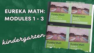 Eureka Math Modules 1-3 Kindergarten | kindergarten Math Homeschool Curriculum