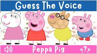 Can You Guess The Peppa Pig Character By Their Voice? | Voice Quiz