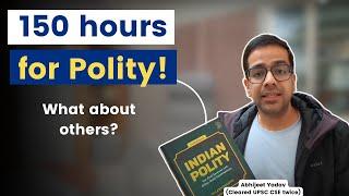 How much time should I give to each subject? | UPSC Prelims 2025