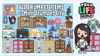 Toca Life World All Crumpet Items + Mini Crumpet City | Toca Boca | NecoLawPie