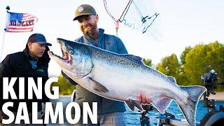 INSANE 360 Fishing for HUGE SALMON w/ @AddictedFishing (CATCH CLEAN COOK)