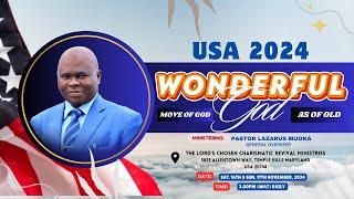 USA 2024 IIWONDERFUL MOVE OF GOD AS OF OLD II MINISTRING PST. LAZARUS MUOKA