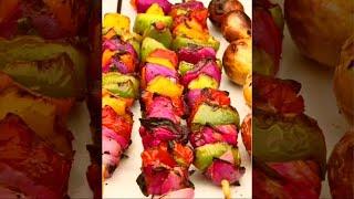 Grilled Veggies Skewers #shorts