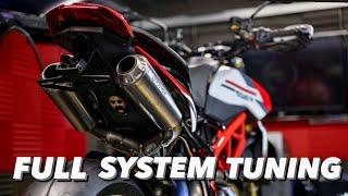 ECU Flash with Titanium VanDemon Full System 2022 Ducati HyperMotard 950 SP