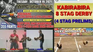 KABIRABIRA 8 STAG DERBY( 4 STAG PRELIMS) OCT.19 2021.Pitmasters live fight schedules.