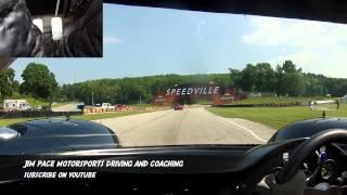 Road America Lola T-70 Coupe w/pedal cam at The Hawk