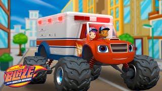 Ambulance Blaze's BEST Rescues & Missions!  w/ AJ & Gabby | Blaze and the Monster Machines