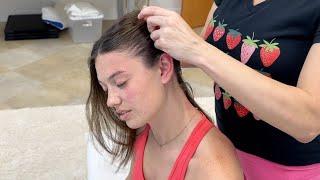 Oil Head Massage - SCALP Cracks  - Relaxing Full Body Crunches