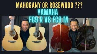 SHOOTOUT - Yamaha FG9 R VS FG9 M. Guitar Review in Singapore