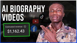 How to make MONEY Creating Biography Videos Using AI