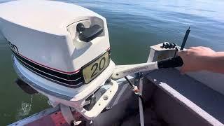 1985 20hp Johnson Outboard Motor