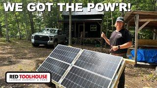 Renogy Workshop Solution Kit Beginner Set-Up | How to Install and Power Your off-grid Cabin