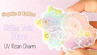 Little Twin Stars Resin Charm│Sophie & Toffee Subsription Box July 2019