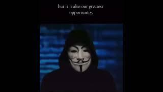 Anonymous shares a message for the citizens of the US