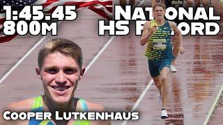 Cooper Lutkenhaus 800m National Record