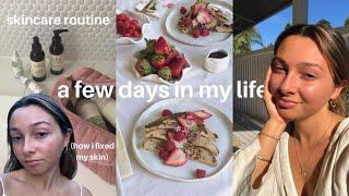 vlog - a few days in my life & my skincare routine | lolita olympia