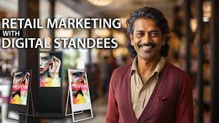 Smart Retail Marketing Strategy Using Digital Standees | Retail Business Growth Strategy