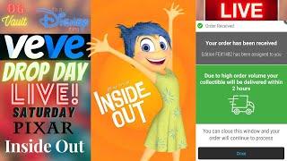 VeVe Drop Day LIVE - DISNEY Pixar Inside Out Digital Comics Collectibles Drop! Good Luck!!