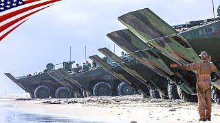 US Marines' New Amphibious Combat Vehicles Land in Japan and South Korea