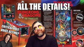 Eye of the Tyrant Details Revealed! (D&D Pinball Machine) | Nerd Immersion