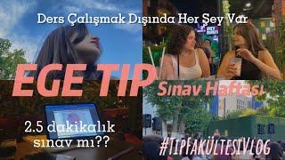 2.5 DAKİKALIK SINAV!| Uygulama Sınavları Nasıl Oluyor? |EGE TIP VLOG| StudyVlog #tıpfakültesi