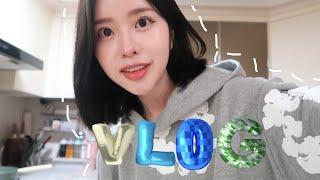 VLOG. 볼륨매직 후 톤다운, 여름준비 가방, 신발 언박싱, new 네일아트, 결혼식 하객룩, 최근에 구매한 모브 코랄립