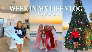 FLORIDA WEEK IN MY LIFE || my new apartment, home decor shopping & xmas parties