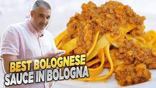 Searching for the BEST BOLOGNESE SAUCE in Bologna