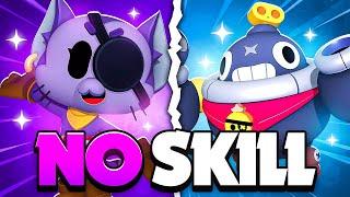 Top 10 NO SKILL Brawlers! 