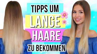 LANGE HAARE BEKOMMEN Tipps um schnell lange Haare zu bekommen - Haar Hacks 2018